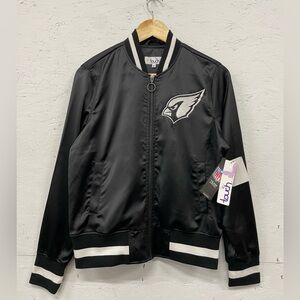 New NFL Arizona Cardinals Football Bomber Jacket, Size M